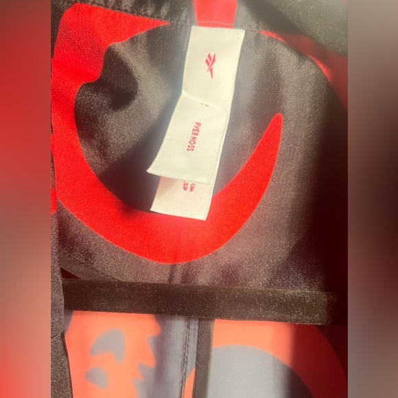 NWT Reebok GE4170 Unisex By Pyer Moss Allover Print Sankofa Duster jacket S - Picture 5 of 5